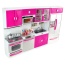 My Modern Kitchen Full Deluxe Kit Battery Operated Kitchen Playset With Toy Doll, Lights, And Sounds