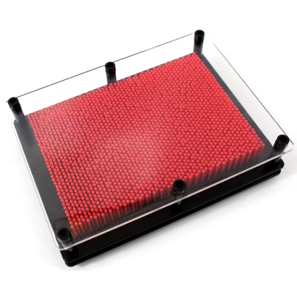 3D Pin Art Impression Board (Red)