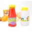 Pretend Breakfast & Lunch Play Food Set with Basket for Kids - 10 Piece Set