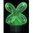 3D Crisscross Rings Laser Cut Precision LED Lights