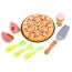 Pizza Playset With Watermelon, Icecream And Utensils