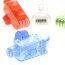 100 Pcs Laser LED Finger Flashlights (Blue/Red/Green/White)