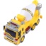 Friction Powered Cement Mixer Truck Toy With Lights And Sound