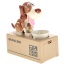 Dog Piggy Bank (White Brown)