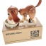 Dog Piggy Bank (White Brown)