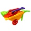 Beach Toy Playset With Wheelbarrow (Colors May Vary)