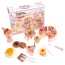 Birthday Cake 75pcs Pretend Play Food Toy Set (Pink)