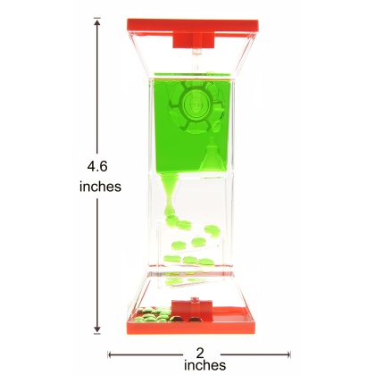 Liquid Motion Bubbler With One Wheel (Green)