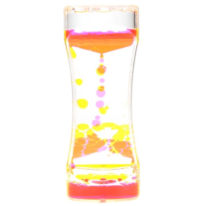 Liquid Motion Bubbler (Yellow Pink)