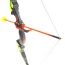 Bow And Arrow Playset With Quiver And Target (Green)