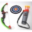 Bow And Arrow Playset With Quiver And Target (Green)