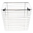 Cabinet Wastebasket/Storage Basket (Chrome)