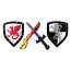 Foam Swords And Shields 2 Pack (Ninja Warrior)
