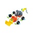 3-in-1 Take-A Part Construction Toy Truck With Power Tool (Bulldozer + Excavator + Roller)