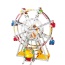 Metal Toy Ferris Wheel Model Building Kit With Lights And Music