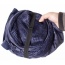 Mesh Pop Up Laundry Basket With Side Pocket (Dark Blue)