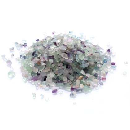 Fluorite Tumbled Chips Stone (1 Pound)