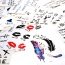 30 Sheet Temporary Tattoos Neck and Wrist Men Women Kids