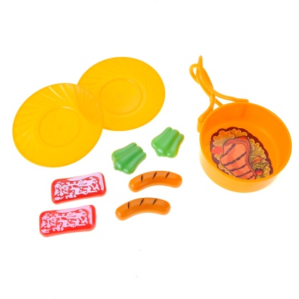 Pop Up Play Tent with Kids Camping Gear and Accessories