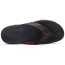 Mens Thong Sandals Indoor and Outdoor Beach Flip Flop Black/Red (Size 8.5)